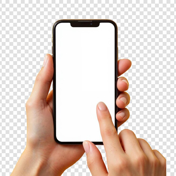 PSD persona in possesso di smartphone