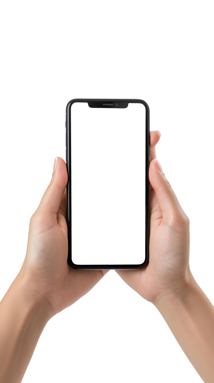 PSD persona con teléfono inteligente una forma moderna de comunicación y acceso a la información