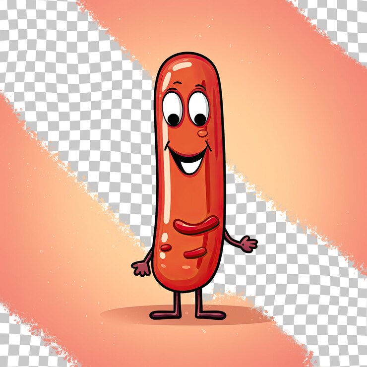 PSD personagem de desenho animado adorável expressando sentimentos