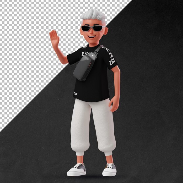 PSD personagem masculino 3d