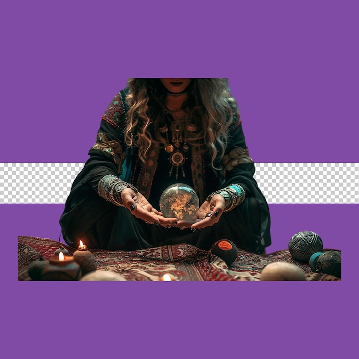 PSD personaggio della strega di halloween png