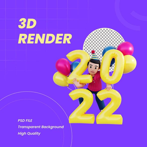 PSD personaje 3d