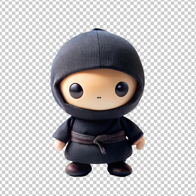 PSD el personaje de dibujos animados chibi es un fondo transparente.