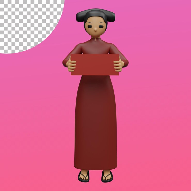 Un personaje de dibujos animados con un letrero rojo que dice "te amo".