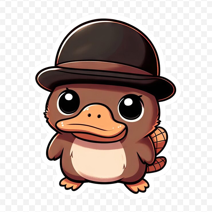 PSD un personaje de dibujos animados con un sombreiro y un sombrero