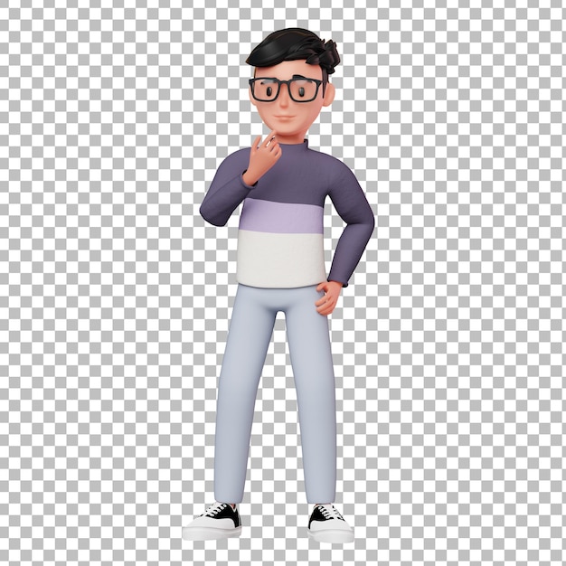 personaje masculino 3d