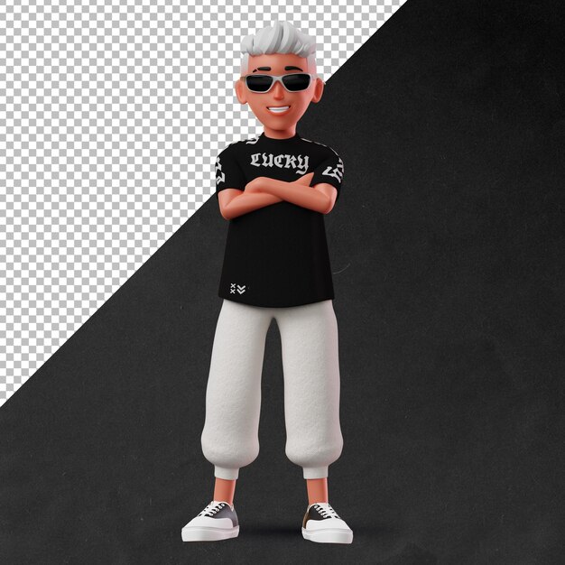 PSD personaje masculino 3d