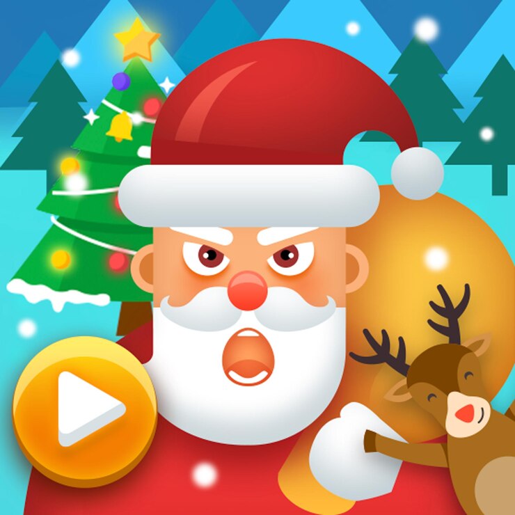 PSD personaje de santa