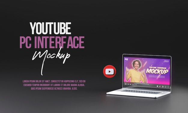 Personal computer youtube interface