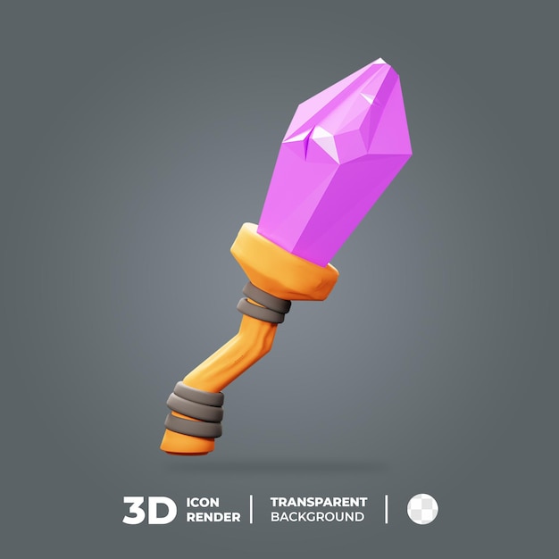 personale dello stregone dell'icona 3D