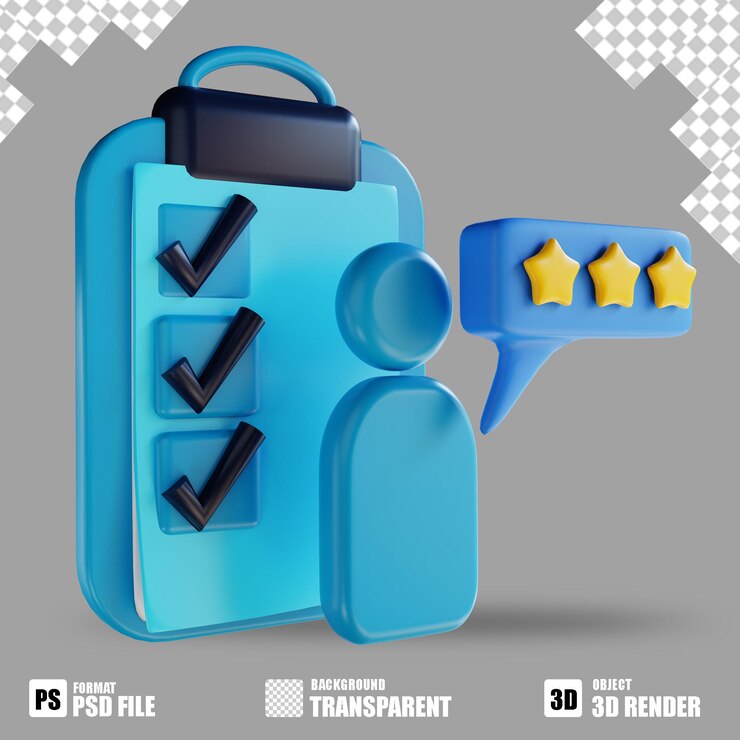 PSD personas de ilustración 3d y resultado 2 adecuado para marketing