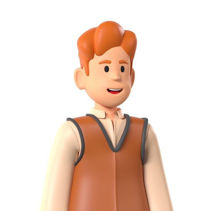 PSD persone europee personaggio avatar 3d