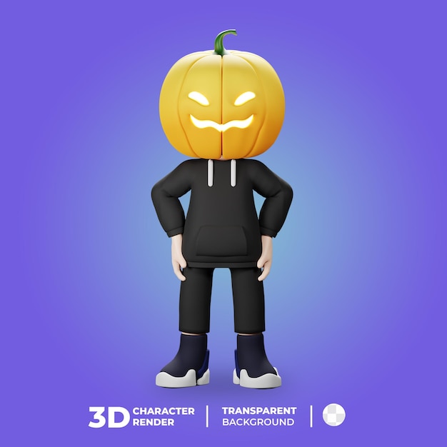 Personnage 3d Jack O Lantern