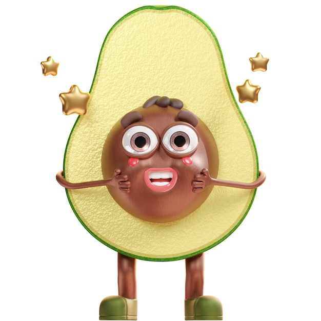 PSD personnage d'avocat 3d