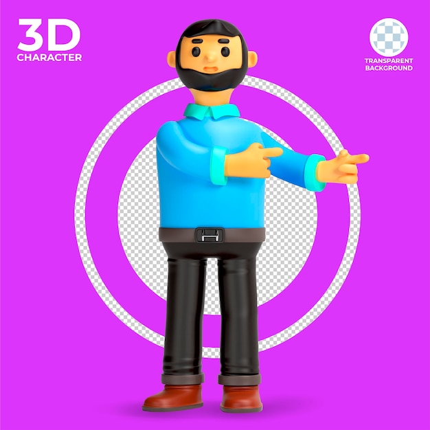 Personnage masculin en 3D