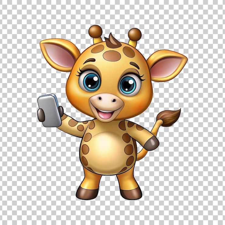 PSD personnage de moutons de dessin animé en randonnée avec sac à dos et livre sur fond transparent