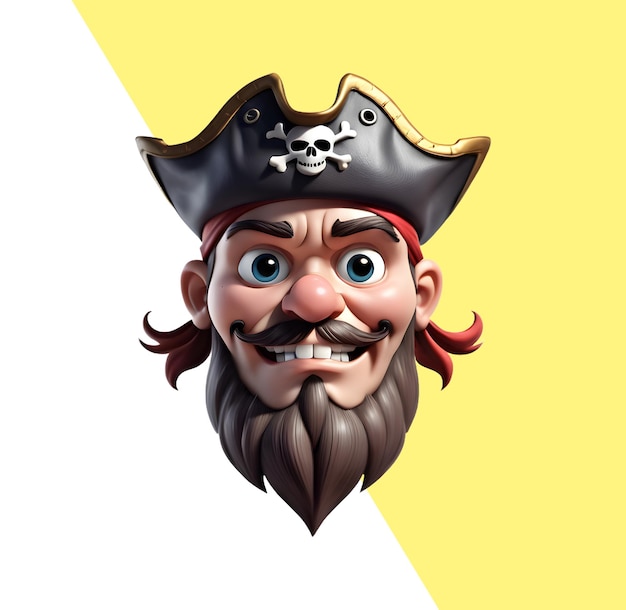 Personnage De Pirate 3d