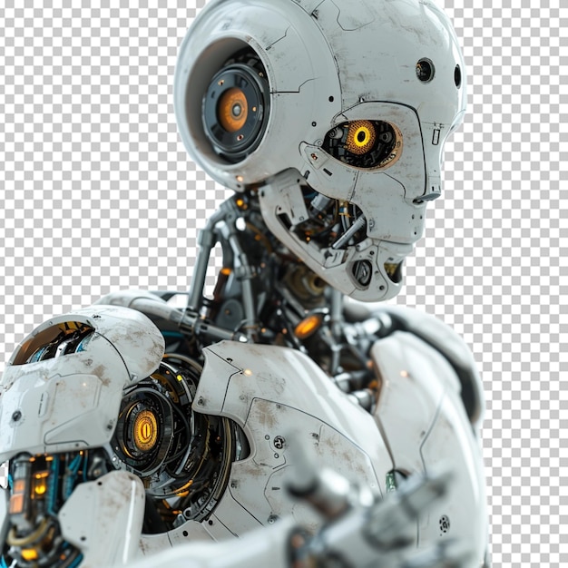 PSD personnage de robot 3d png psd