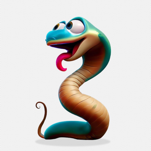 PSD personnage de serpent