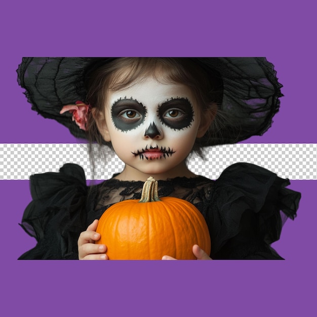 Le personnage de la sorcière d'Halloween