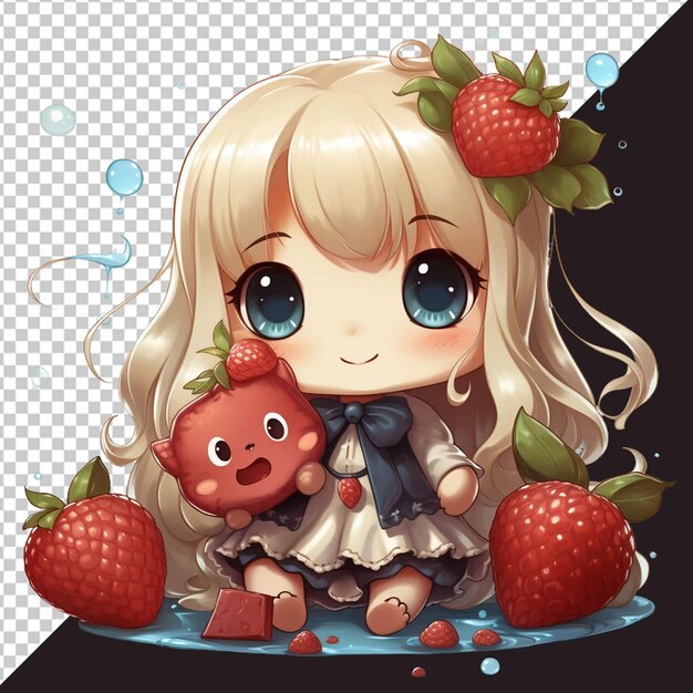 PSD personnages animés mignons png