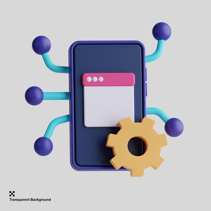 PSD personnalisation smartphone 3d