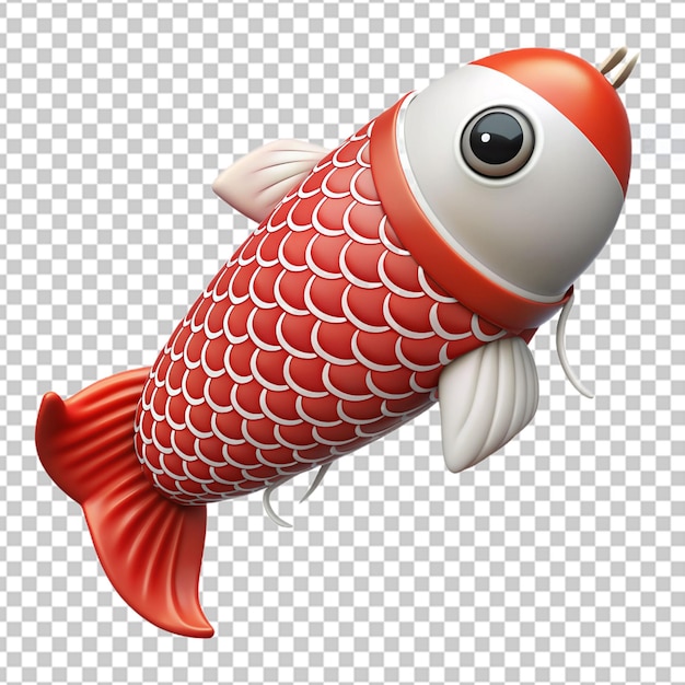 PSD pescado betta 3d aislado en un fondo transparente hd png