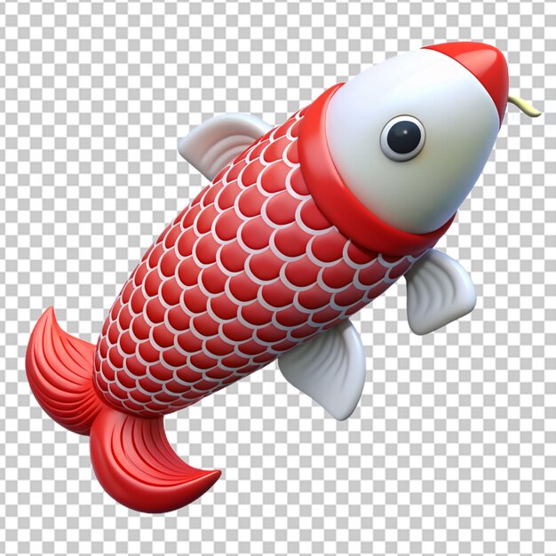 PSD pescado betta 3d aislado en un fondo transparente hd png