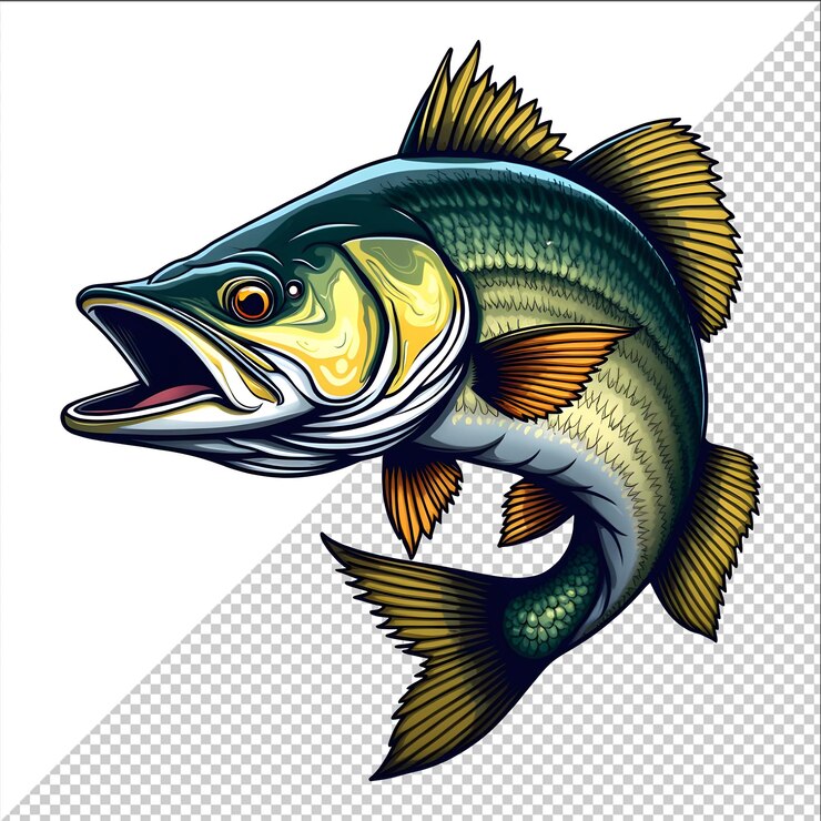 PSD pescado de la especie walleye