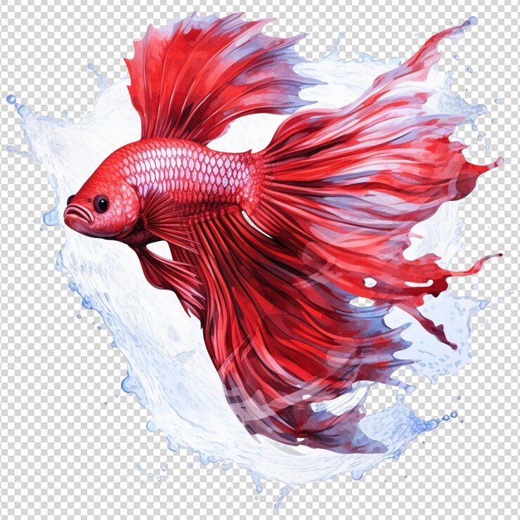 PSD pescado fresco aislado en blanco