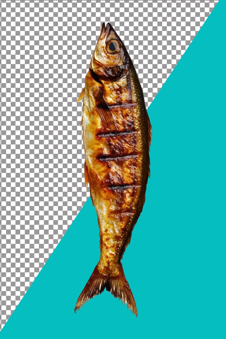 Pescado saba a la parrilla con salsa teriyaki Sabroso y salado perfecto para la cena hiperrealista Isola