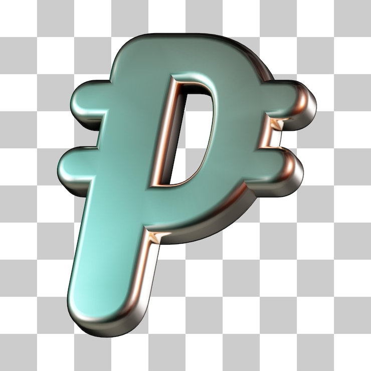 PSD peso moneda 3d icono