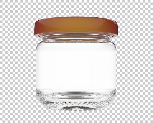 PSD petit pot sur fond transparent illustration de rendu 3d