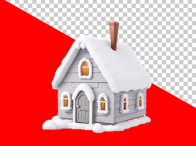 Petite maison de Noël modèle 3D