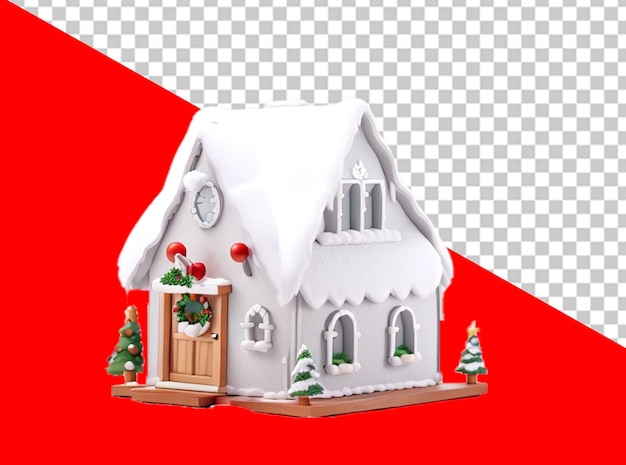 Petite maison de Noël modèle 3D