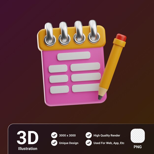 PSD pétition d'objet d'activisme illustration 3d