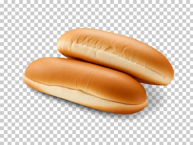 PSD petits pains à hot-dog vides isolés sur fond transparent png psd