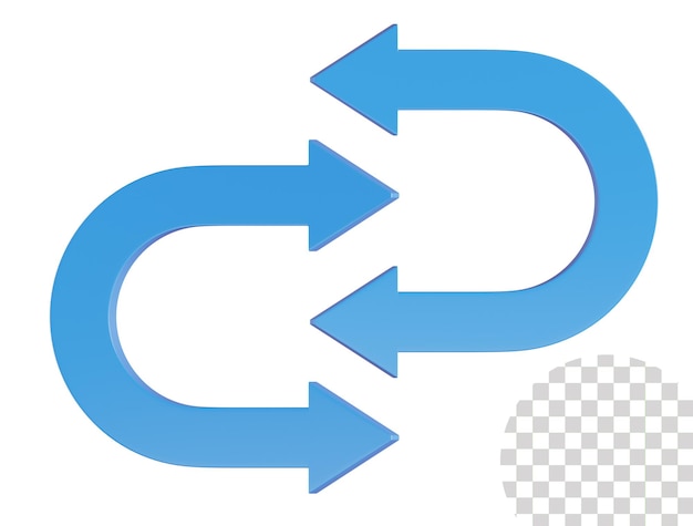 Pfeil 3D-Symbol