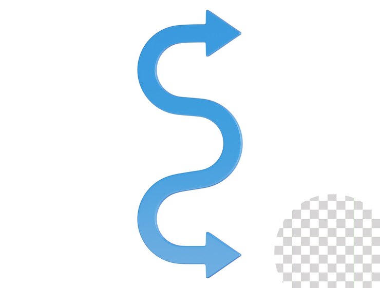 PSD pfeil 3d-symbol