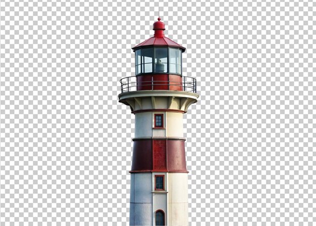 PSD phare isolé sur un fond transparent