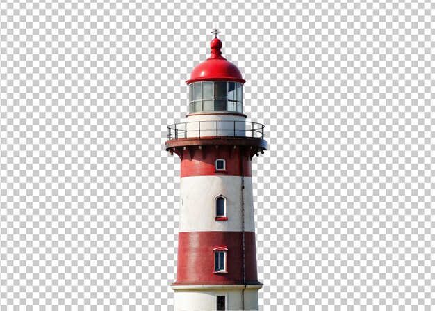 PSD phare isolé sur un fond transparent