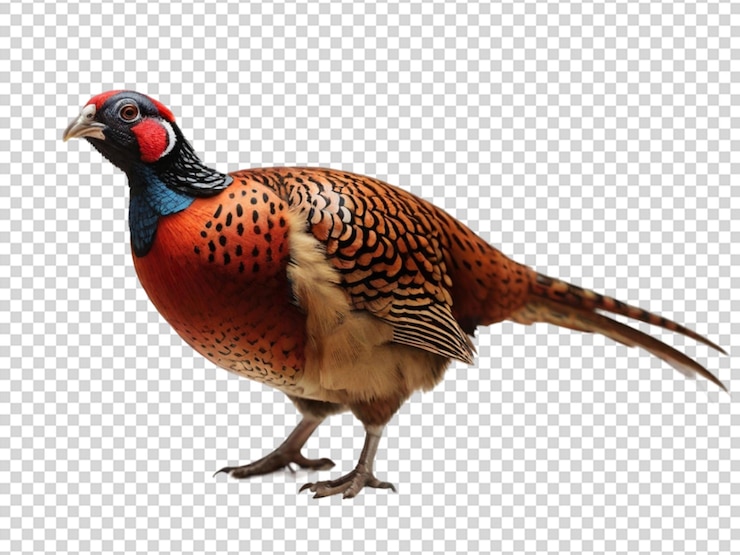 PSD pheasant on transparent background