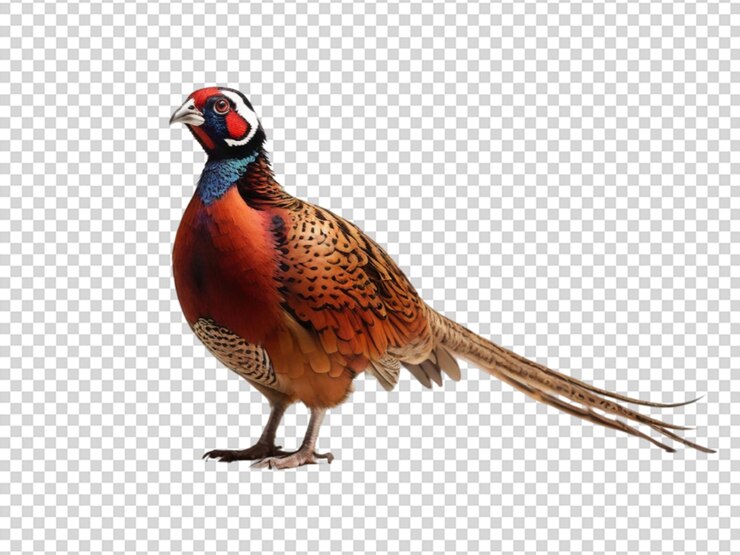 PSD pheasant on transparent background