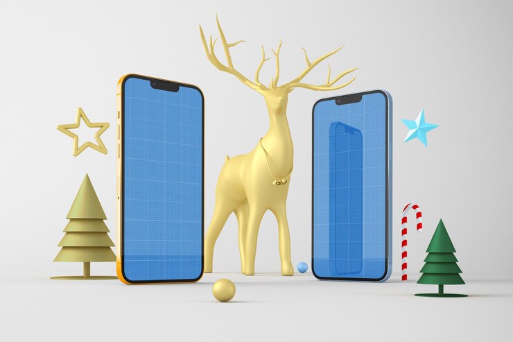 PSD phone 13 navidad