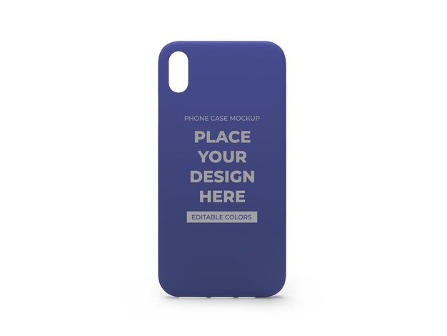 Phone case mockup-vorlage psd