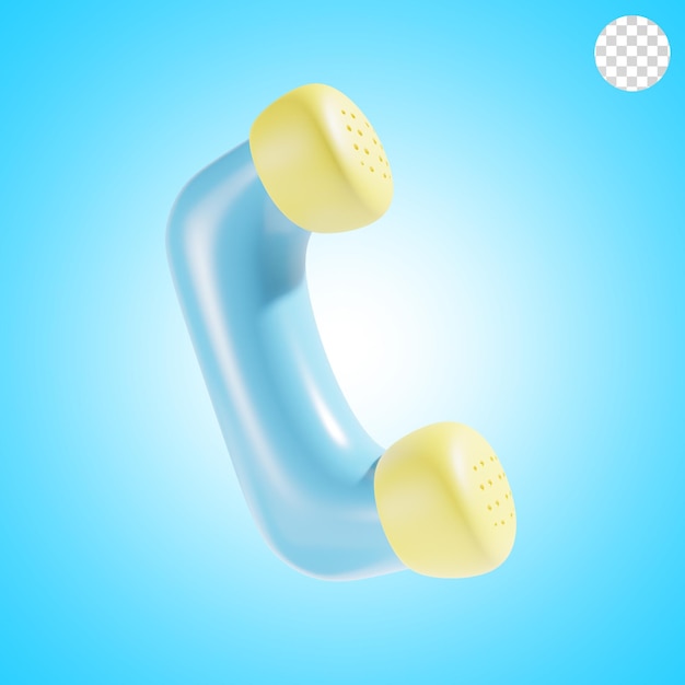 phone icon 3d illustration