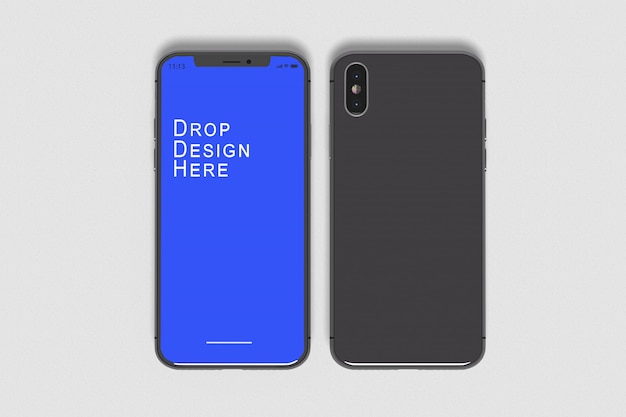 PSD phone x mockup