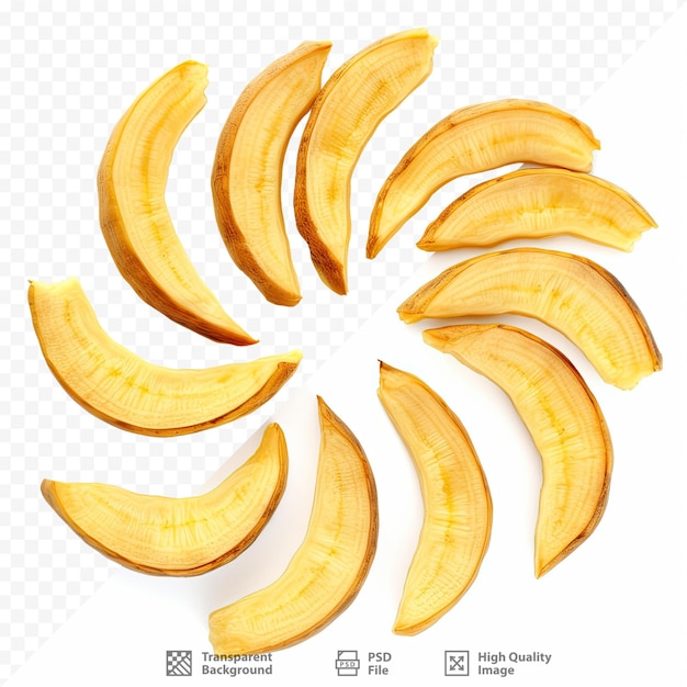 PSD une photo d'une banane qui dit 