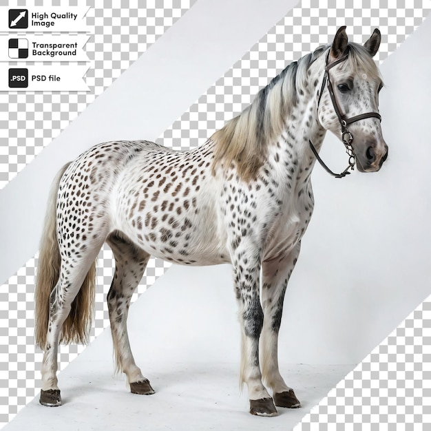 PSD une photo d'un cheval avec une image d' un cheval dessus