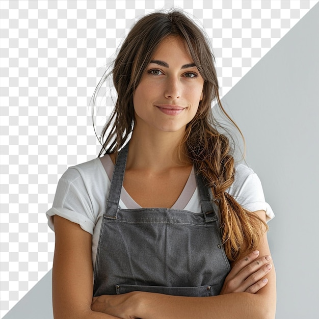 Photo D'une Jeune Femme Attrayante Sur Un Fond Transparent